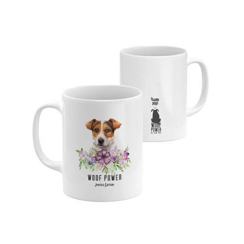 Hrnek Woof Power Jack Russel Terrier