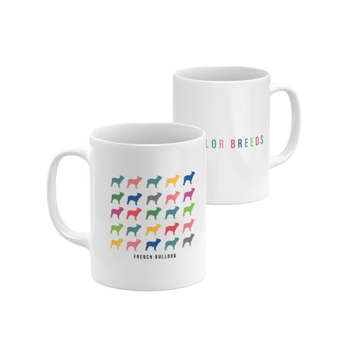 Hrnek French Bulldog Colors