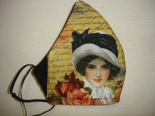 Textilní rouška "vintage" — foto 1