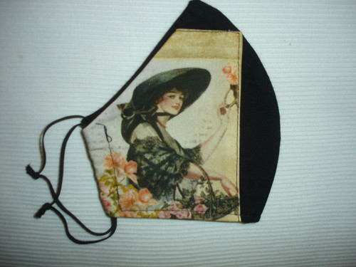 Textilní rouška "vintage" — foto 1