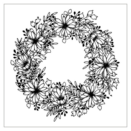 Silikonová razítka - Floral Wreath — foto 1