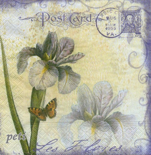 Ubrousek Iris flower — foto 1
