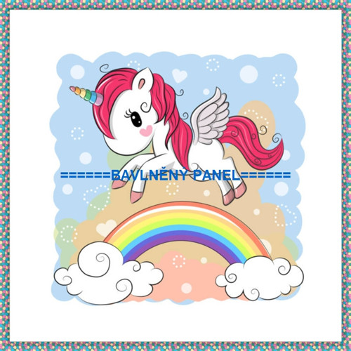 Bavlněný panel 25 x 25cm