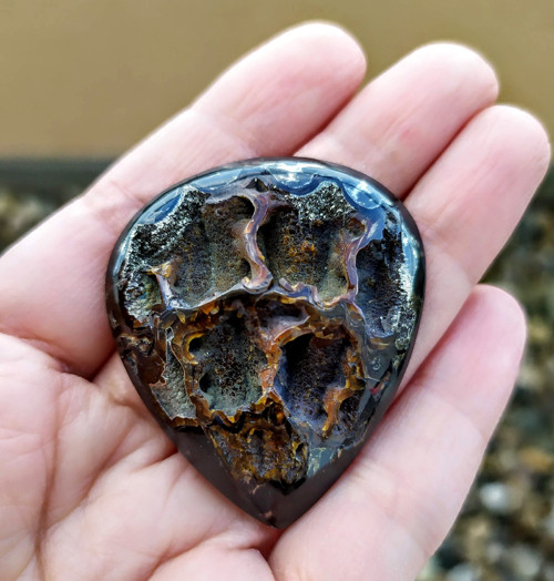Simbircito-amonitová geoda, ID 971, 45x40 mm
