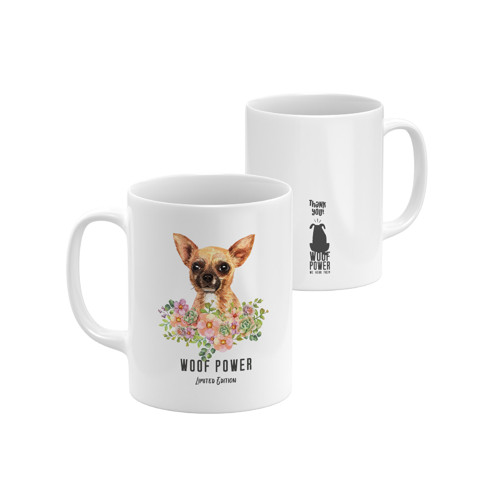 Hrnek Woof Power Chihuahua