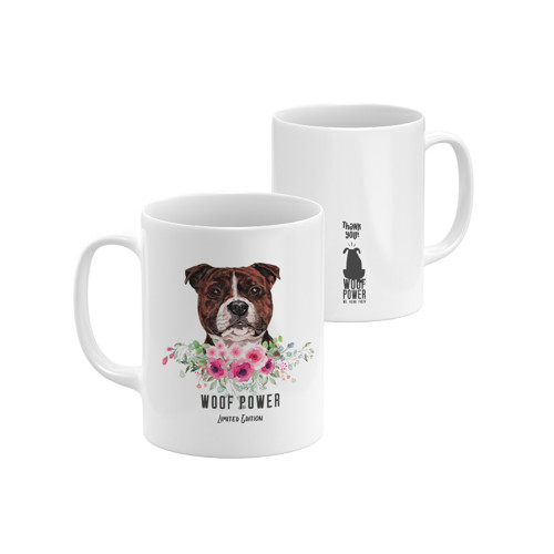 Hrnek Woof Power Stafordshire Bullterrier