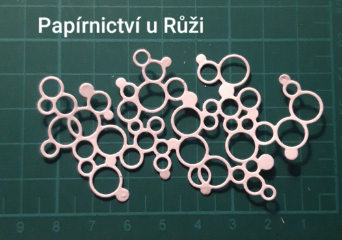 Papírový výsek bublinky — foto 1