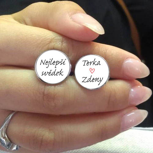 Manžetové knoflíčky pro svědka