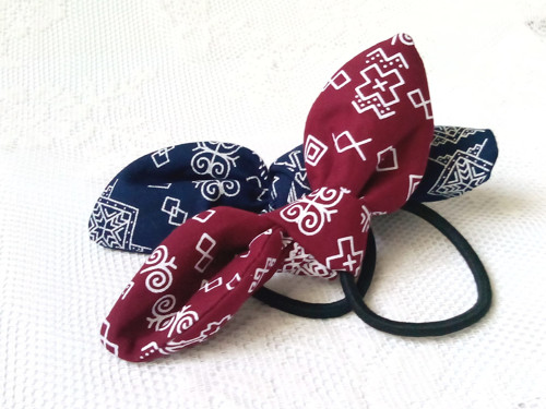 Mini gumičky do vlasov (Čičmany)