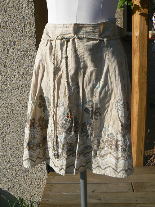 Bavlněná letní sukně... — foto 1