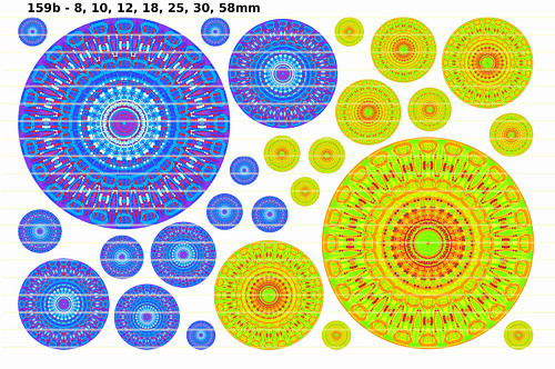 159 b - 8, 10, 12, 18, 25, 30, 58mm — foto 1