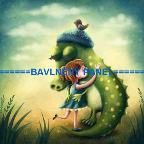 Bavlněný panel 20x20 cm - skladem