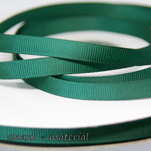 Rypsová stuha ~ 10 mm ~ lesní zelená II
