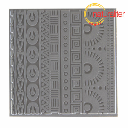 Polymerová textura Cernit 9x9cm geometrie — foto 1