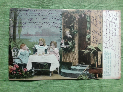 Svačina u altánku 1904
