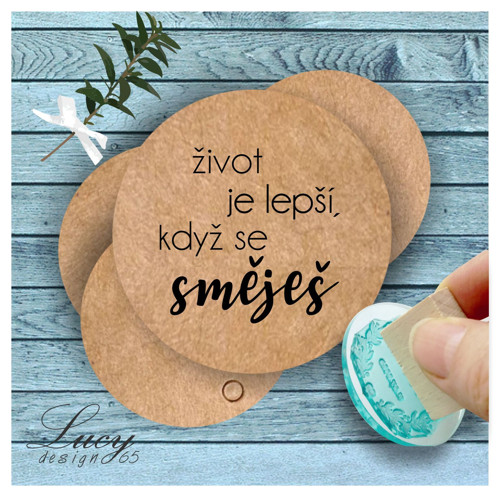 Razítko s textem