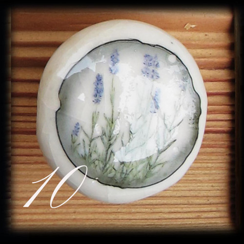 Keramická úchytka č. 10 ze série Herbal