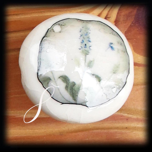 Keramická úchytka č. 8 ze série Herbal