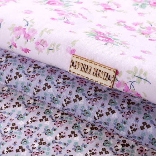 Bavlněné látky pro patchwork, sada - nádech, pro