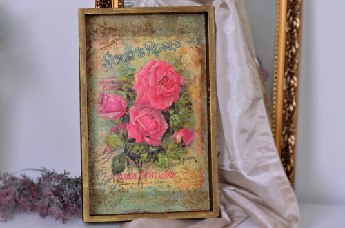 Podnos ,,Scott´s roses"