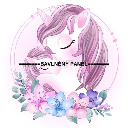 Bavlněný panel 25 x 25cm