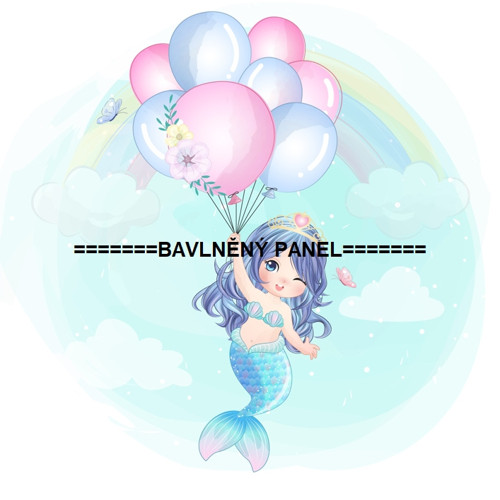 Bavlněný panel 25 x 25cm — foto 1