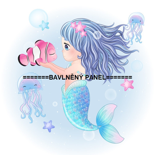 Bavlněný panel 25 x 25cm — foto 1