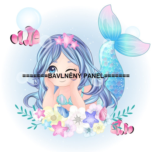 Bavlněný panel 25 x 25cm