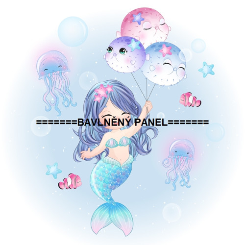 Bavlněný panel 25 x 25cm