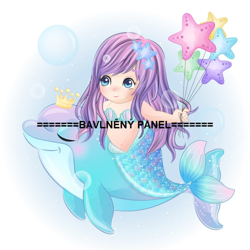 Bavlněný panel 25 x 25cm — foto 1