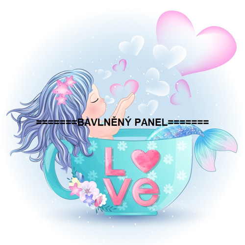 Bavlněný panel 25 x 25cm — foto 1