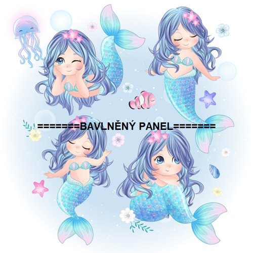 Bavlněný panel 25 x 25cm — foto 1