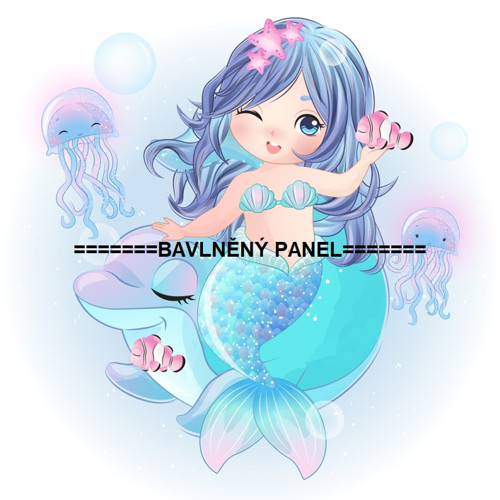 Bavlněný panel 25 x 25cm