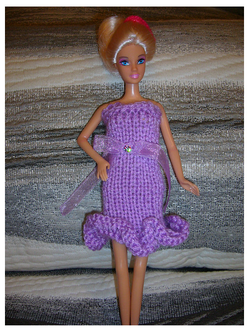 Barbie - šatičky fialové