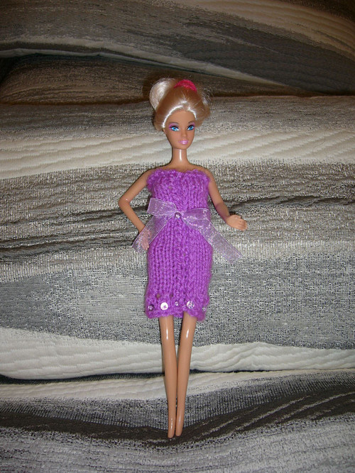 Barbie - šatičky fialové