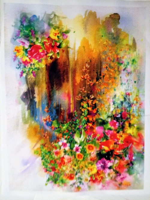 Bavlněný panel 22 x 30 cm