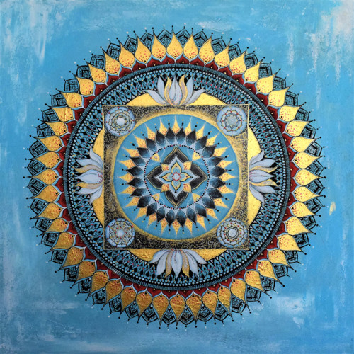 Mandala ŽENA 60 x 60 cm (reprodukce)