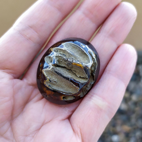 Simbircitová geoda, ID 376, 34x28 mm