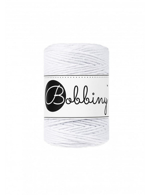 Bobbiny Macrame Baby 1,5mm - bílá - 4m