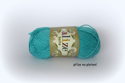 Alize Bella 477 - zelená tyrkysová