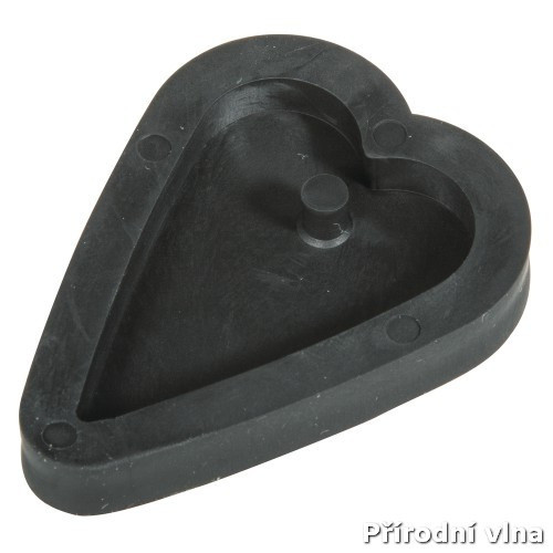 Odlévací forma na šperky srdce 2,7x3,9 cm — foto 1