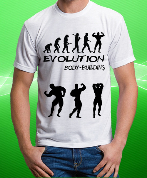 Tričko EVOLUTION BODY-BUILDING kulturistika