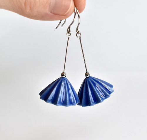 "Paraple" porcelánové náušnice — foto 1