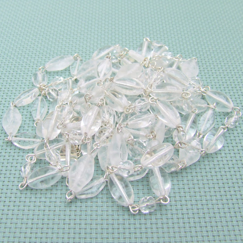 Dlouhý náhrdelník Crystal Drops