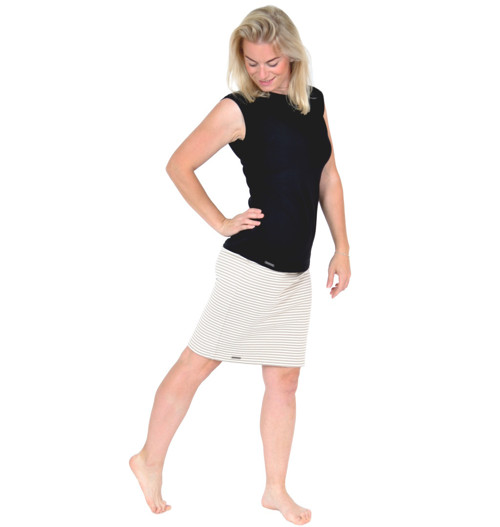 Tričko bez rukávů ALANA / černá, vel. S - XXL
