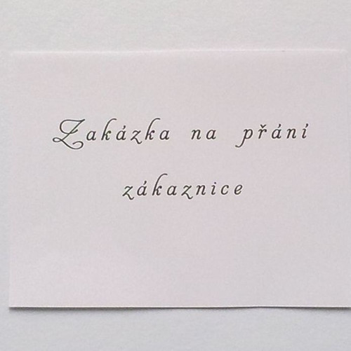 Zakázka na přání zákaznice... — foto 1