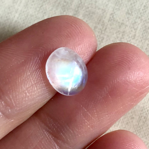 Mesačný kameň kabošon ovál / 10x8 mm č.5