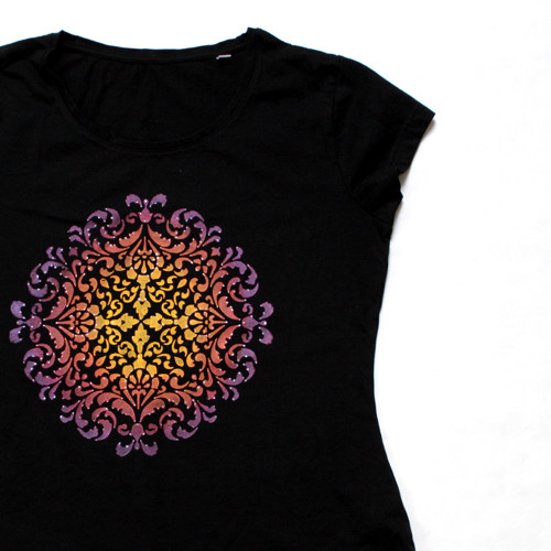 Červenooranžová mandala — foto 1