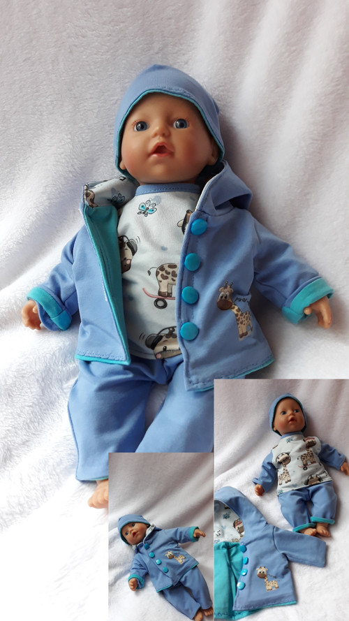 Baby Born 32 cm- souprava modrá — foto 1
