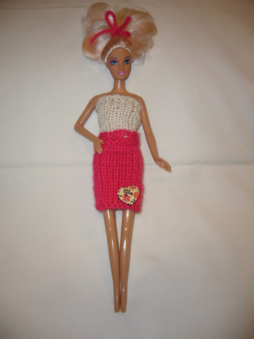 Barbie - růžová sukýnka